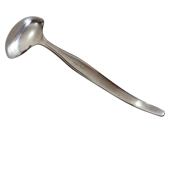 Elden Vintage Flower Ladle & Sugar Spoon SS Rose serving Midcentury Colonial EDL - Picture 4 of 5